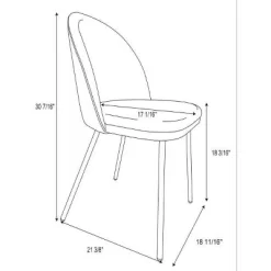 2pk Nils Metal Base Dining Chairs Gray Woven Fabric - Project 62™ -Cozy Living Deals Store GUEST a204fcb5 801d 44cb b422 3e7fc314e3ea