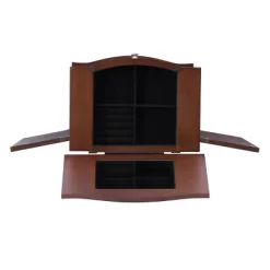 Francesca Jewelry Armoire Merlot Brown - Powell Company -Cozy Living Deals Store GUEST a2524165 89ea 4513 824c d7a91fd099e8