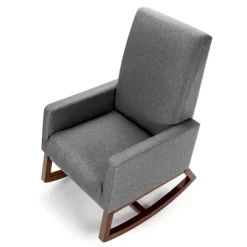 Costway Mid Century Retro Fabric Upholstered Rocking Chair Nursery Armchair Gray 15 Costway Mid Century Retro Fabric Upholstered Rocking Chair Nursery Armchair Gray -Cozy Living Deals Store GUEST a2aa4ca0 dd6d 41db 8828 2189b043ba4a