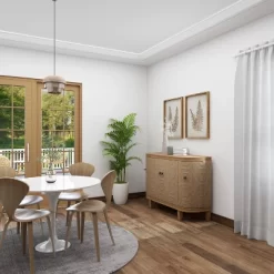 Traditional Carved Wood Curved Cabinet Brown - Olivia & May -Cozy Living Deals Store GUEST a2e1b1d6 06cd 457a aca1 7bcd9a29b49c