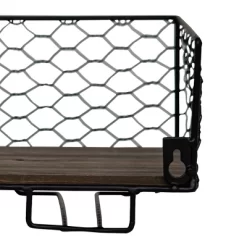 Two Bottle Black Wire Metal Wall Mount Wine Rack - Foreside Home & Garden -Cozy Living Deals Store GUEST a48f67e5 0c0d 4b17 bcdb 19afa59aaa87