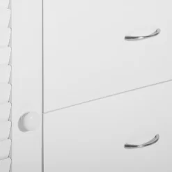 HOMCOM 47" Modern Storage Cabinet Buffet Sideboard With Drawers And Louvered Doors- White -Cozy Living Deals Store GUEST a4dcfe62 26bd 49fc a4e1 812903686e0a