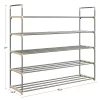 Hastings Home Five-Tier 30-Pair Shoe Storage Rack