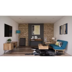 55" Moreno Solid Mango Wood Console Sofa Table Natural - WyndenHall -Cozy Living Deals Store GUEST a522642e d5a0 4c0d bc9b 3d9477605c19