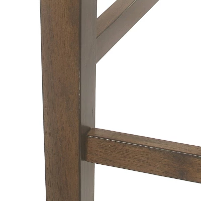 2pc Emory Farmhouse Upholstered Wood Counter Height Barstools - Christopher Knight Home 9 2pc Emory Farmhouse Upholstered Wood Counter Height Barstools - Christopher Knight Home - Image 9