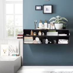 Costway 48.5'' Wall Mounted Audio/Video TV Stands Console Living Room Furniture W/Shelves -Cozy Living Deals Store GUEST a659883e fc49 4786 864c 400b33a67a00