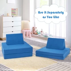 Costway 4-Piece Convertible Kids Couch Or 2 Chairs Toddler To Teen Sofa And Play Set -Cozy Living Deals Store GUEST a69cf6a6 b473 4c18 97ab db87fb00b832