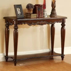 Halbarry Traditional Open Shelf Sofa Table Red - HOMES: Inside + Out
