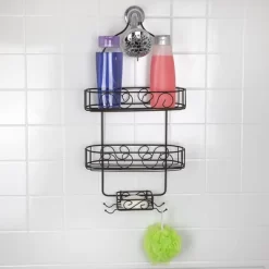 Home Basics Scroll Shower Caddy -Cozy Living Deals Store GUEST a76ed477 93b1 45aa 86e2 b2c6279c8ae4