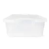Life Story Clear Stackable Closet & Storage Box 34 Quart Containers, (12 Pack)