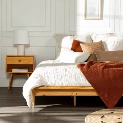 Boho Solid Wood King Platform Bed - Saracina Home -Cozy Living Deals Store GUEST a87d1e46 112b 495e 86d3 8707e0412c81