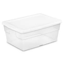 Sterilite 16 Quart Stackable Clear Plastic Storage Tote Container With Opaque Latching Lid For Home And Office Organization 15 Sterilite 16 Quart Stackable Clear Plastic Storage Tote Container With Opaque Latching Lid For Home And Office Organization -Cozy Living Deals Store GUEST a8f45b5e b6bc 415c 9788 f35e00bf1fce