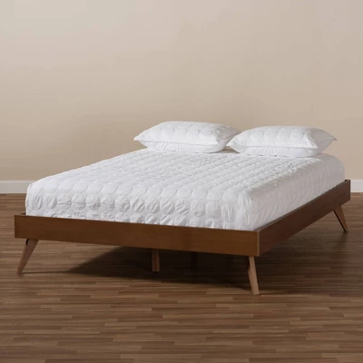 Lissette Wood Platform Bed Frame - Baxton Studio 2 Lissette Wood Platform Bed Frame - Baxton Studio - Image 2