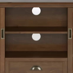 Tall Portland TV Stand For TVs Up To 60" Medium Saddle Brown - WyndenHall -Cozy Living Deals Store GUEST a9a8ba85 aa7d 488a bf7c 2c75cc9a98df