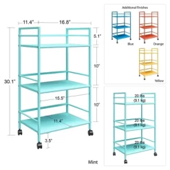 Cache Metal Rolling Cart Blue - Novogratz 16 Cache Metal Rolling Cart Blue - Novogratz -Cozy Living Deals Store GUEST a9cd7f56 8f3c 4366 9a1d 7a2491d8a811