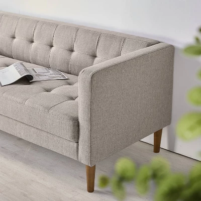 73" Pascal Sofa Oatmeal - Zinus 2 73" Pascal Sofa Oatmeal - Zinus - Image 2