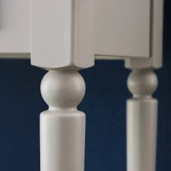 Coastal Narrow Hall Sofa Table With Shelf Greige - Leick Home -Cozy Living Deals Store GUEST aa722453 45e5 4619 b33f 597b079e88ec