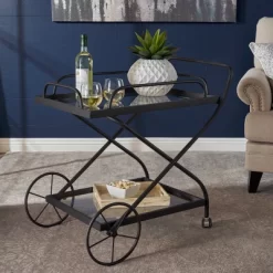 Perley Traditional Bar Cart - Christopher Knight Home
