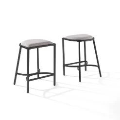 Set Of 2 Ellery Counter Height Barstools - Crosley -Cozy Living Deals Store GUEST aacc989d c9b2 4049 a6e1 bc435d05e852