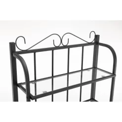 Praha Bakers Rack Black - Boraam -Cozy Living Deals Store GUEST aad5a272 2bc9 4b27 b96c 606c49fc4bcb