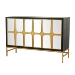 Glam Mirrored Wood Cabinet - Olivia & May 18 Glam Mirrored Wood Cabinet - Olivia & May -Cozy Living Deals Store GUEST aae65d12 cb7d 40ba 8d6e 56dc33719dd5