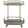 Daymont Bar Cart Gold Finish - Signature Design By Ashley