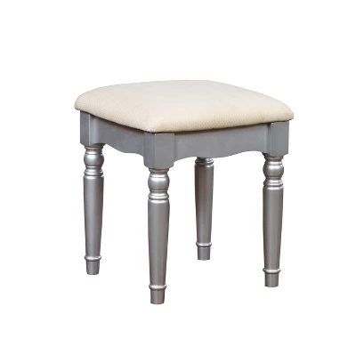 3pc Branson 9 Drawer Transitional Vanity Table Set - HOMES: Inside + Out 2 3pc Branson 9 Drawer Transitional Vanity Table Set - HOMES: Inside + Out - Image 2