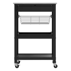 Julia Granite Top Kitchen Cart Wood/Black - Winsome 12 Julia Granite Top Kitchen Cart Wood/Black - Winsome -Cozy Living Deals Store GUEST ab2db891 7ff7 4eac 88ff 2e577bc585ae