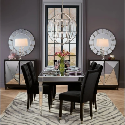 Studio 55D Bradley 36" 2-Door Mirrored Accent Cabinet 8 Studio 55D Bradley 36" 2-Door Mirrored Accent Cabinet - Image 8