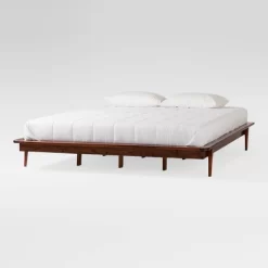 Boho Solid Wood King Platform Bed - Saracina Home -Cozy Living Deals Store GUEST ab8dec68 7f14 4cb5 9752 a9ad745a9580