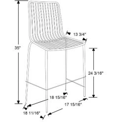 Set Of 2 Sodra Rounded Seat Wire Counter Height Barstool Black - Threshold™ -Cozy Living Deals Store GUEST aba0b7b0 e031 40e5 a117 6b6b5d67048f