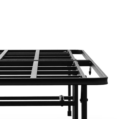 Premium Bed With SmartBase Platform Frame Black - Zinus 2 Premium Bed With SmartBase Platform Frame Black - Zinus - Image 2
