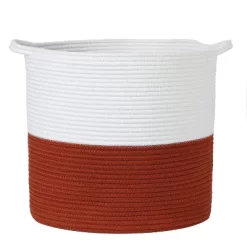 Midlee Rust & White Rope Toys Basket 8 Midlee Rust & White Rope Toys Basket -Cozy Living Deals Store GUEST abffceca d36e 48e5 bc82 4bc396322ecd