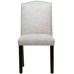 Ayala Nail Button Dining Chair In Linen - Skyline Furniture -Cozy Living Deals Store GUEST ac42be73 ece8 4930 96cb c490f105f8ea