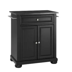 Alexandria Black Granite Top Portable Kitchen Island/Cart - Crosley 12 Alexandria Black Granite Top Portable Kitchen Island/Cart - Crosley -Cozy Living Deals Store GUEST ac58d7d6 a611 4aa0 a319 8d1b0c39aee5