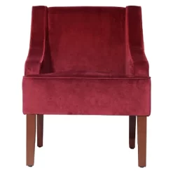 Velvet Swoop Armchair - HomePop -Cozy Living Deals Store GUEST ad8ccc45 8a55 49ab a130 947725792a47