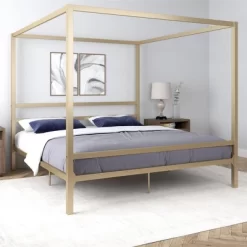 Briella Metal Canopy Bed - Room & Joy