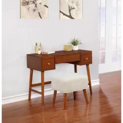 Viola Vanity Set Brown - Linon -Cozy Living Deals Store GUEST ae21f1c5 918c 460a b632 e11aa3e712ba