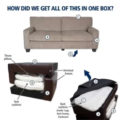 61" Palisades Loveseat – Serta -Cozy Living Deals Store GUEST ae29d1be 91d9 402c 8a75 2fb302b07a70