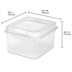 Sterilite Modular Plastic FlipTop Hinged Storage Box Container With Latching Lid For Home, Office, Workspace, And Classroom Organization -Cozy Living Deals Store GUEST ae382d13 443e 4ef0 88cc a0b85d42cfdd
