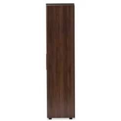 7 Shelf Wardrobe Rikke Two-Tone Wood Storage Cabinet Brown - Baxton Studio -Cozy Living Deals Store GUEST aebccf9e 0b9e 48d0 858b c30247ab1622