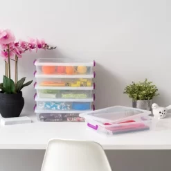 IRIS USA 6qt Modular Plastic Storage Container Latching Box -Cozy Living Deals Store GUEST aedc8199 256e 41a0 ab76 46f02afa5fa7