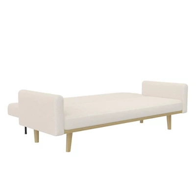 Benedict Wooden Futon Ivory - Room & Joy 5 Benedict Wooden Futon Ivory - Room & Joy - Image 5