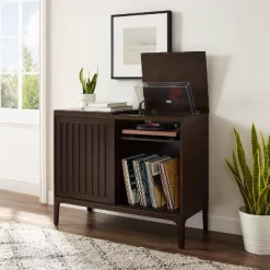 Asher Record Storage Media Console Dark Brown - Crosley 19 Asher Record Storage Media Console Dark Brown - Crosley -Cozy Living Deals Store GUEST af8afd28 f69a 4568 9a28 8138f1219738