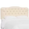 Seville Faux Silk Upholstered Headboard - Skyline Furniture