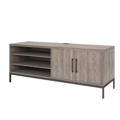 Somerton Credenza TV Stand For TVs Up To 70" Light Brown Oak - Room & Joy