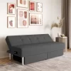 Wilton Dream Convertible Futon Sofa Bed Charcoal - Serta