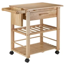 Finland Kitchen Cart Wood/Natural - Winsome -Cozy Living Deals Store GUEST b053f04c 71e4 426e a910 c3d71c955472