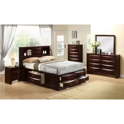 3pc King Madison Storage Bedroom Set Espresso Brown - Picket House Furnishings -Cozy Living Deals Store GUEST b180a7c0 d128 473f b117 fca392bdbf0b