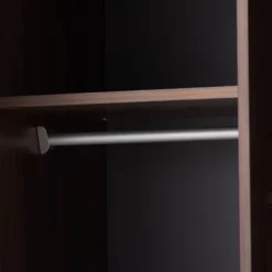 7 Shelf Wardrobe Rikke Two-Tone Wood Storage Cabinet Brown - Baxton Studio -Cozy Living Deals Store GUEST b1994349 3b44 44f4 976e bbb9cb9f10bf